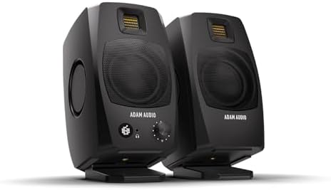 ADAM Audio D3V Active Desktop Monitoring System with USB-C Connection (Pair, Black)