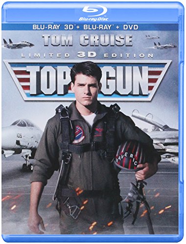 TOP GUN Limited 3D Edition (Blu-ray 3D + Blu-ray + DVD) English, Spanish & French Audio and Subtitles