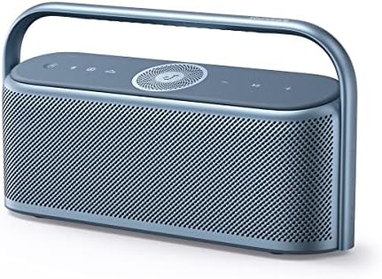 Soundcore Motion X600 Portable Bluetooth Speaker with Spatial Audio, 50W Sound, IPX7 Waterproof, Pro EQ, AUX-in, for Home, Office, Backyard and Bathroom Use (Blue)